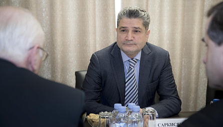 Meeting of the Chairman of the EEC Board, Tigran Sargsyan, with the ICIE heads 