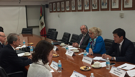 The first visit of the EEC representatives to Mexico
