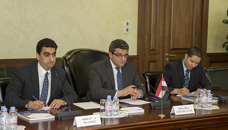Meeting between Viktor Khristenko, EEC Board Chairman and Egyptian Ambassador to Russia Mohamed Abdelsattar Eldabri