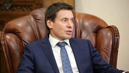 Рабочая встреча министра по торговле Евразийской экономической комиссии Андрея Слепнева с Чрезвычайным и Полномочным Послом Исламской Республики Иран в Российской Федерации Каземом Джалали