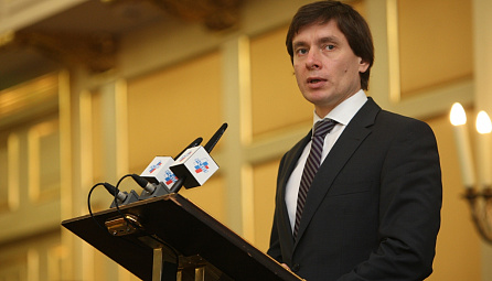 Andrei Slepnev, the Member of the Board (Minister) for EEC Commerce 