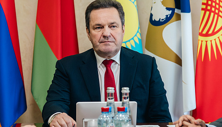 Встреча Валентина Татарицкого с председателем Госстандарта РБ Еленой Моргуновой