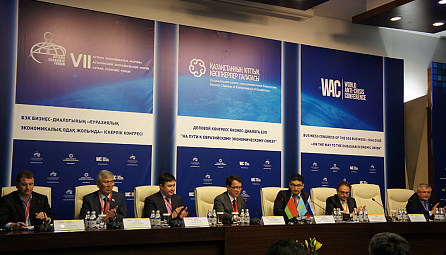 EEC Minister in charge of Economy and Financial Policy Timur Suleymenov spoke at the session 