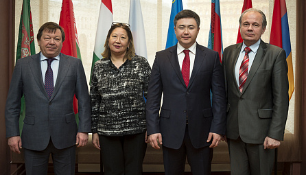 Meeting of the EEC Minister T. Suleimenov and the President of the EPO Saule Tlevlessova  