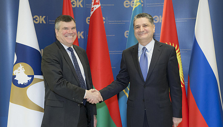 The Chairman of the EEC Board Tigran Sargsyan met with the President of the U.S.-Russia Business Council Daniel Russell