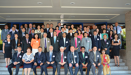 The participants of the International Conference for Maintenance of Economic Growth in North and Central Asia
