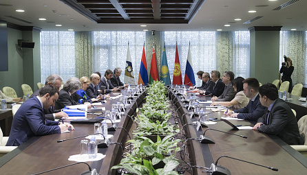 ԵՏՀ Կոլեգիայի նախագահ Տիգրան Սարգսյանի հանդիպումը Արգենտինայի Արտաքին գործերի նախարար Սյուզաննա Մալկորրայի հետ