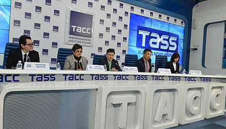 Еуразия біріктіру жағдайындағы кәсіпкерлікті дамыту туралы 2014 жылдың қорытындылары жөніндегі «ТАСС» Ресей АА пресс-конференциясы