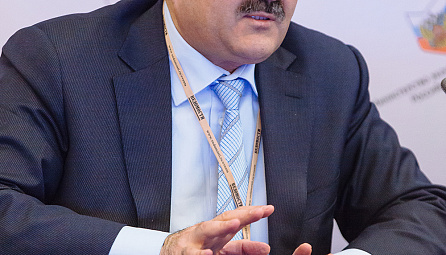 R. Akberdin, the Director of the Business Development Department, delivered a report at the conference on regulatory policy