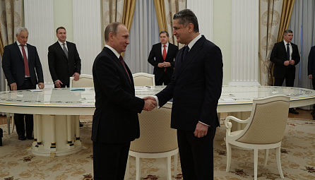 The Chairman of the Board of the EEC, Tigran Sargsyan, met the President of Russia, Vladimir Putin