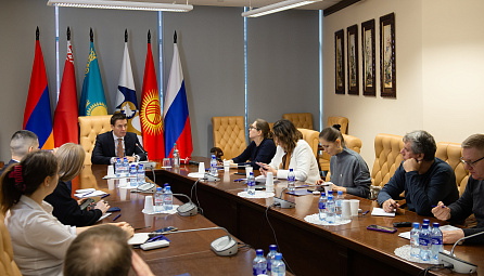 Пресс-конференция министра по торговле ЕЭК Андрея Слепнёва