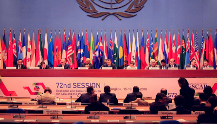The EEC Minister Timur Suleimenov spoke at the 72-nd session of the UNESCAP 