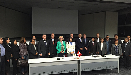 The Memorandum of Understanding between the EEC and the Government of the Republic of Peru was signed.