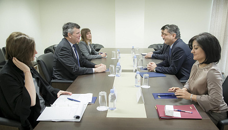The Chairman of the EEC Board Tigran Sargsyan met with the President of the U.S.-Russia Business Council Daniel Russell