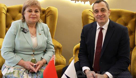 Alexander Subbotin met with Elena Morgunova, Chair of State Committee for Standardization (Gosstandart) of Belarus
