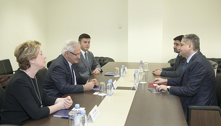 Meeting of the Chairman of the Board of the EEC Tigran Sargsyan with ATP President Alexis Rodzianko