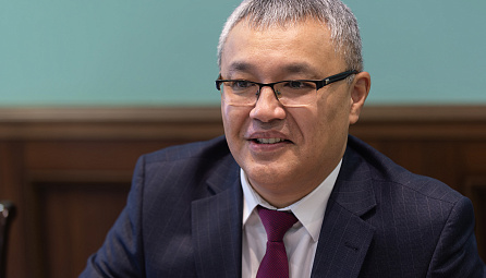 Данияр Иманалиев провёл рабочую встречу с Председателем Статкомитета СНГ Константином Лайкамом 