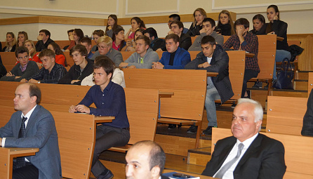 Лекцыя Міністра ЕЭК Даніла Ібраева ў МДУ імя М.В. Ламаносава
