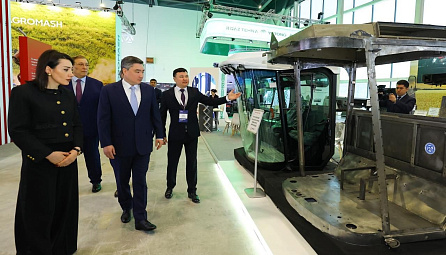 Gohar Barseghyan presented first cooperative project in Kazakhstan at Kazakhstan Machinery Fair