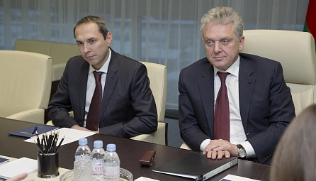 Виктор Христенко Еуроодақтың Ресейдегі Өкілдік басшысы Вигаудас Ушацкаспен кездесті