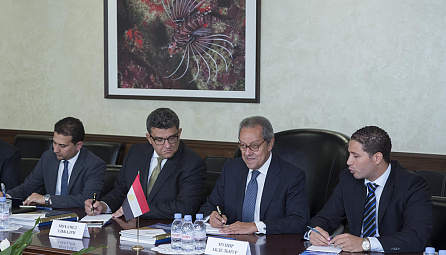The EEC received a Delegation of the Arab Republic of Egypt