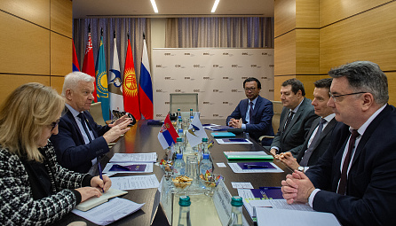 Андрей Слепнев встретился с послом Сербии в России Момчило Бабичем