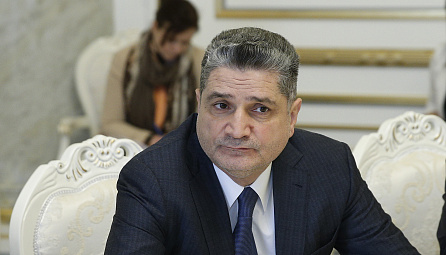Meeting of the Chairman of the EEC Tigran Sargsyan and Prime Minister of the Republic of Armenia Hovik Abrahamyan