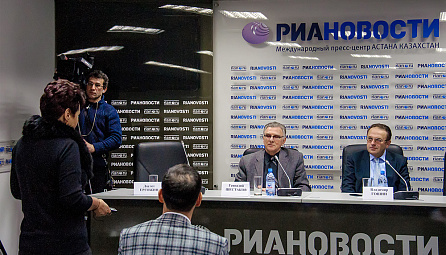 ЕЭК кеден бірлестігі бойынша Министрі Владимир Гошиннің Астанадағы пресс-конференциясы