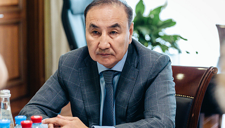 Встреча Валентина Татарицкого с председателем Госстандарта РБ Еленой Моргуновой