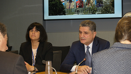 Meeting of the Chairman of the EECE Board Tigran Sargsyan with the Vice President of the World Bank Cyril Muller
