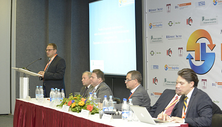 Member of the Board (Minister) in charge of Customs Cooperation Vladimir Goshin took part in the international forum and exhibition “Interlogistica”