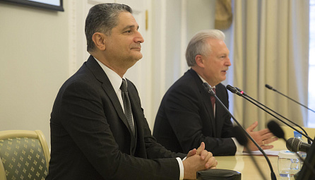 Chairman of the Board of the EEC Tigran Sargsyan gave a lecture on the prospects of EAEU to students and the faculty at UNECON