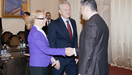 ЕЭК алқасының төрағасы В.Христенко және ЕЭК алқасының мүшесі (министр) Т.Валовая Арменияға жұмыс сапарымен барды