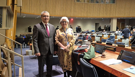 Данияром Иманалиевым приняла участие в 57-й сессии Статистической комиссии  ООН