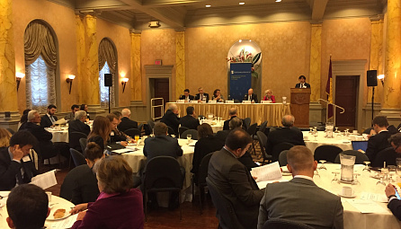 The Chairman of the EEC Board Tigran Sargsyan participated in the roundtable in Washington organised by the European Institute